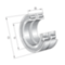 Roulement à rouleaux cylindriques jointifs Deux rangée Série: SL0450..-PP